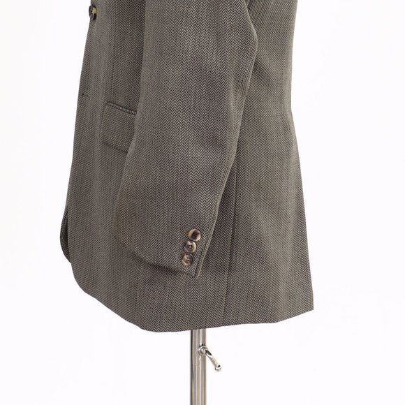 Hugo Boss 40R Beige HB 3-Button Sport Coat Blazer Jacket V694 - Picture 6 of 11